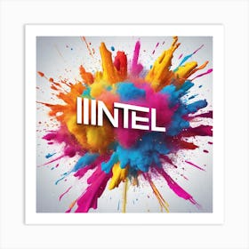 Intel Logo Art Print