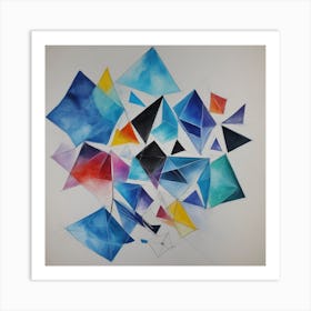 Geometric Shapes Art Print