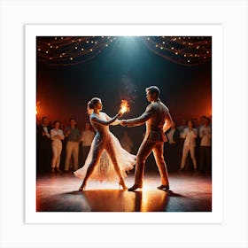 Dancers 2 Art Print