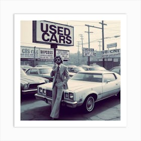 Used Cars 1 Art Print