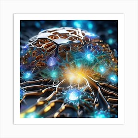 Neural Network Art Print