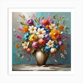 Flowers In A Vase 1 Art Print