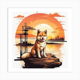 Shiba Inu Art Print