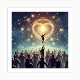 Heart Of Humanity 2 Art Print