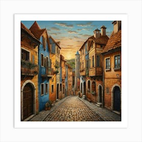 Streetscape Art Print