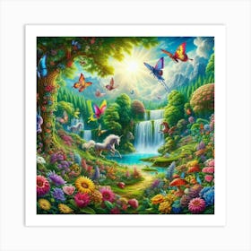 Fairy Garden 2 Art Print