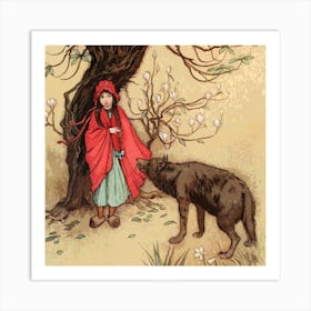 Little Red Riding Hood Art Print