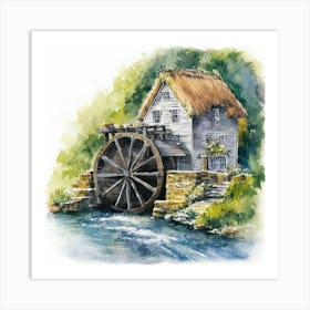 Watermill 2 Art Print