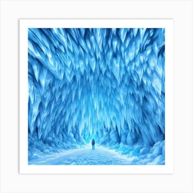 Ice Cave Art Print