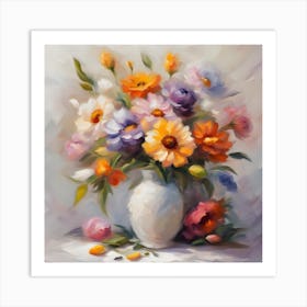 Flowers In A Vase 1 Art Print