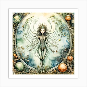 Ethereal Woman Art Print