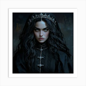 Gothic Girl 2 Art Print