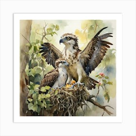 Osprey Nest 1 Art Print