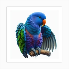 Parrot of Eclectus Art Print