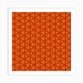 Pattern Fall Colors Seamless Bright Art Print