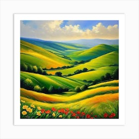 Landscape Painting 148 Art Print