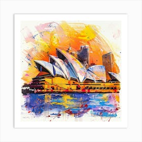 Sydney Opera House 24 Art Print