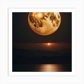 Full Moon Art Print