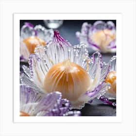 Onion Flower Art Print