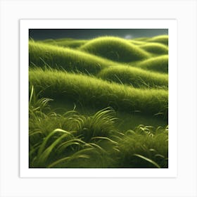 Grassy Field 4 Art Print