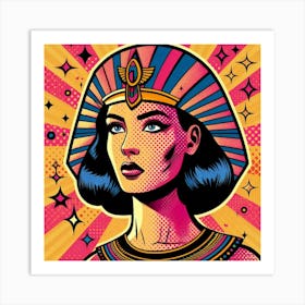 Pop Egyptian Hana InfiniteGlitz Art Print