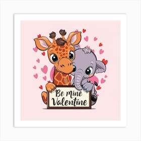 Be Mine Valentine Art Print