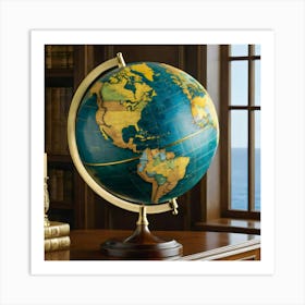 World Globe 3 Art Print