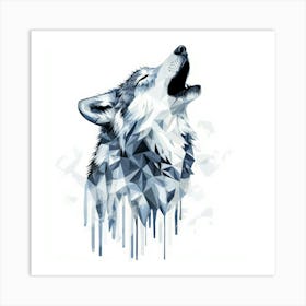 Howling Wolf Art Print