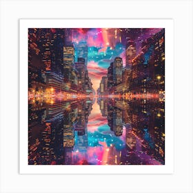 New York City Skyline 12 Art Print