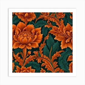 Floral Pattern 24 Art Print