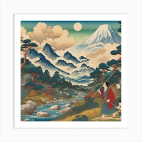 Mt Fuji Art Print