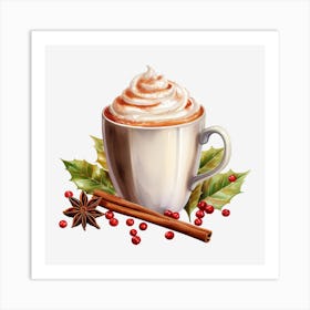 Hot Cocoa With Cinnamon 1 Art Print