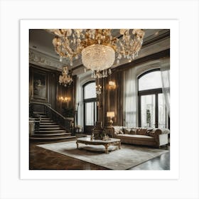 Grand Living Room Art Print