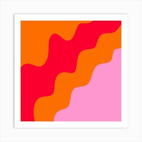 Color Blocking 2 Art Print