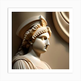 Bust Of Aphrodite Art Print