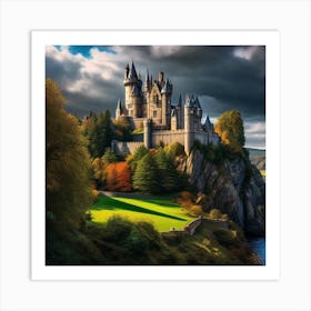 Hogwarts Castle 15 Art Print