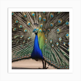 Peacock Art Print