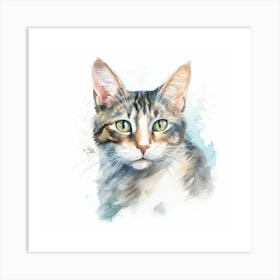 Seychellois Cat Portrait 3 Art Print