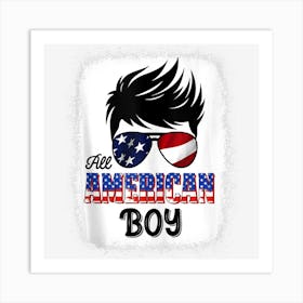 All American Boy 4th Of July Patriotic Boys Art Print