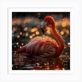 Flamingo 64 Art Print