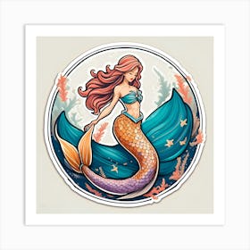 Mermaid 4 Art Print