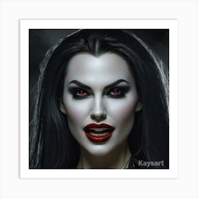 Sexy Vampire 1 Art Print