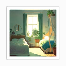 Bedroom - Bedroom Art Print