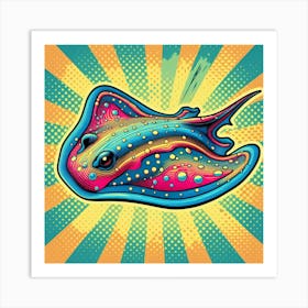 Electric Stingray, Pop Art Art Print