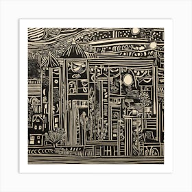 Cityscape Art Print