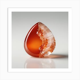 Agate Tear Art Print