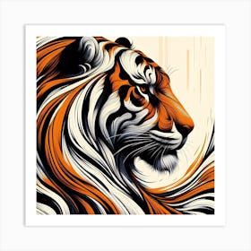 Tiger 7 Art Print