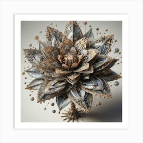 Flower Of Metal Art Print