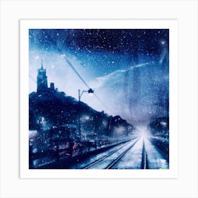 Night In The City Art Print