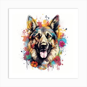 German Shepherd Art Print